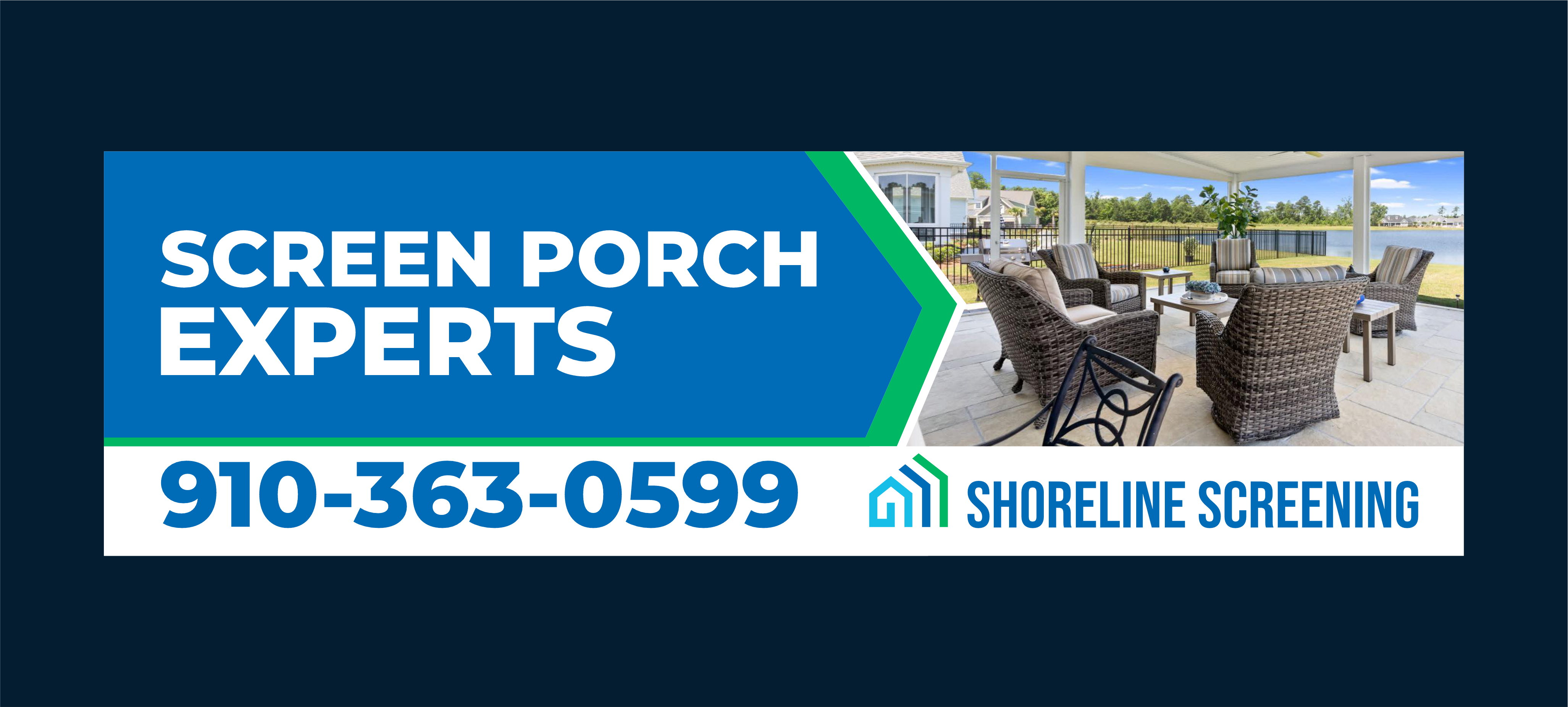 Billboard Design by Excellar Hub for Shoreline Screening Solutions, LLC | Design #37177484