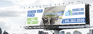 Billboard Design by Sun Creative for Shoreline Screening Solutions, LLC | Design: #37174756