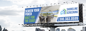 Billboard Design by Sun Creative for Shoreline Screening Solutions, LLC | Design: #37174792