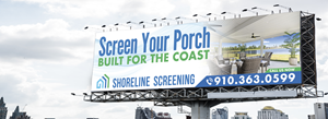Billboard Design by Sun Creative for Shoreline Screening Solutions, LLC | Design: #37177164