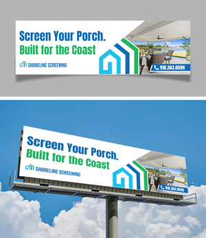 Billboard Design by AHNAF_S for Shoreline Screening Solutions, LLC | Design: #37175618