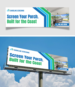 Billboard Design by AHNAF_S for Shoreline Screening Solutions, LLC | Design: #37175636