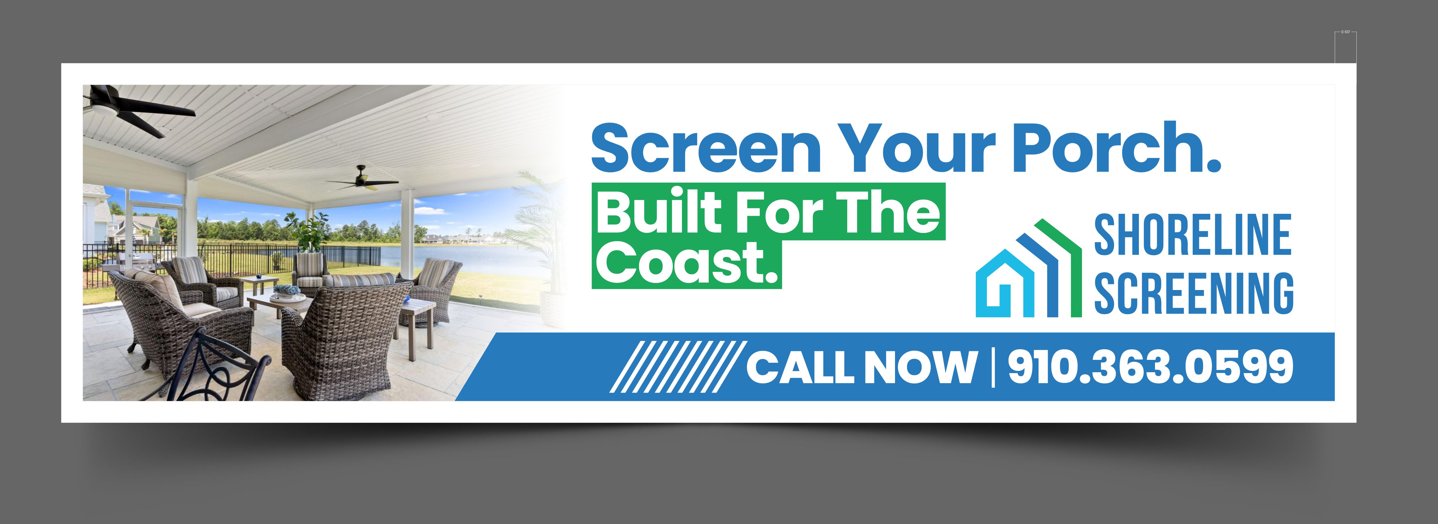 Billboard Design by Rajneesha for Shoreline Screening Solutions, LLC | Design #37177425