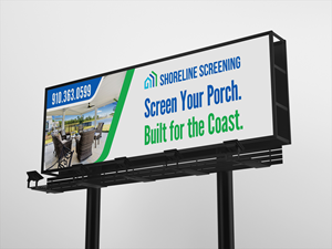 Design de Panneau par Talha Ahmad pour Shoreline Screening Solutions, LLC | Design #37177636