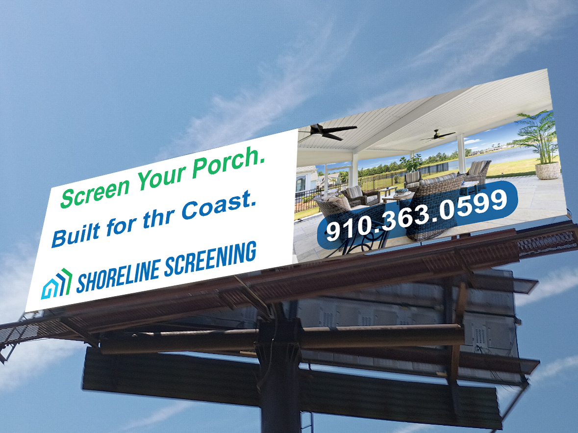 Billboard Design by Expert Bappy for Shoreline Screening Solutions, LLC | Design #37174647