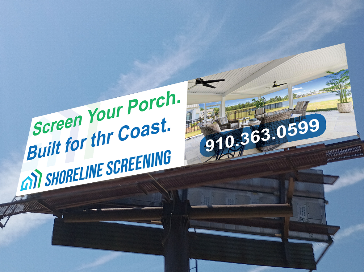 Billboard Design by Expert Bappy for Shoreline Screening Solutions, LLC | Design #37174654