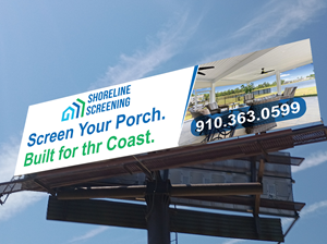 Billboard Design by Expert Bappy for Shoreline Screening Solutions, LLC | Design: #37174688