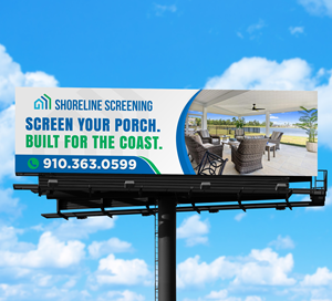 Billboard Design by WellDesign for Shoreline Screening Solutions, LLC | Design: #37175335