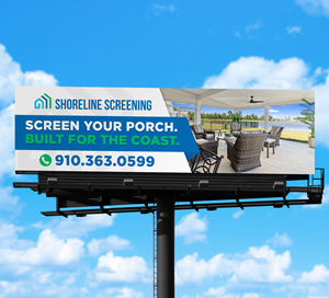 Billboard Design by WellDesign for Shoreline Screening Solutions, LLC | Design: #37175337