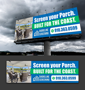 Billboard Design by ArtHive for Shoreline Screening Solutions, LLC | Design: #37176670