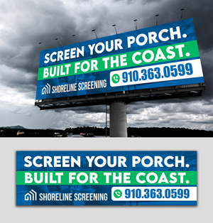 Billboard Design by ArtHive for Shoreline Screening Solutions, LLC | Design: #37176673