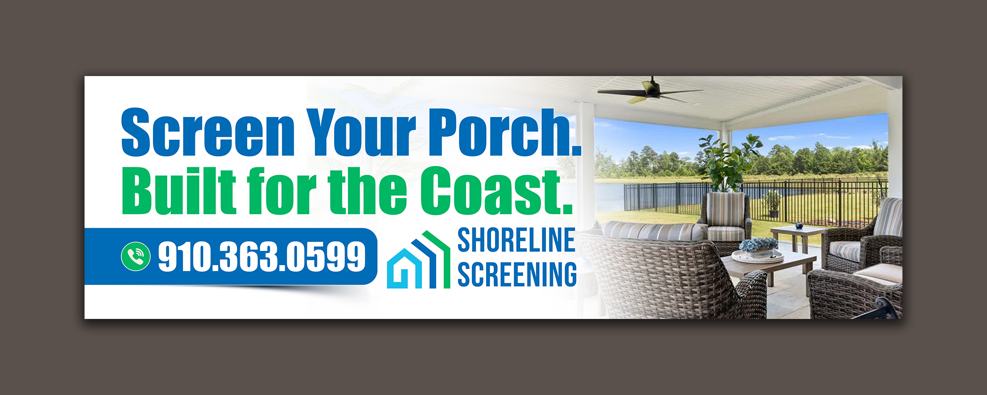 Billboard Design by ArtHive for Shoreline Screening Solutions, LLC | Design #37180200