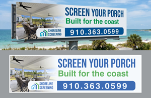 Billboard Design by LENTERA DESIGN 2 for Shoreline Screening Solutions, LLC | Design: #37177345