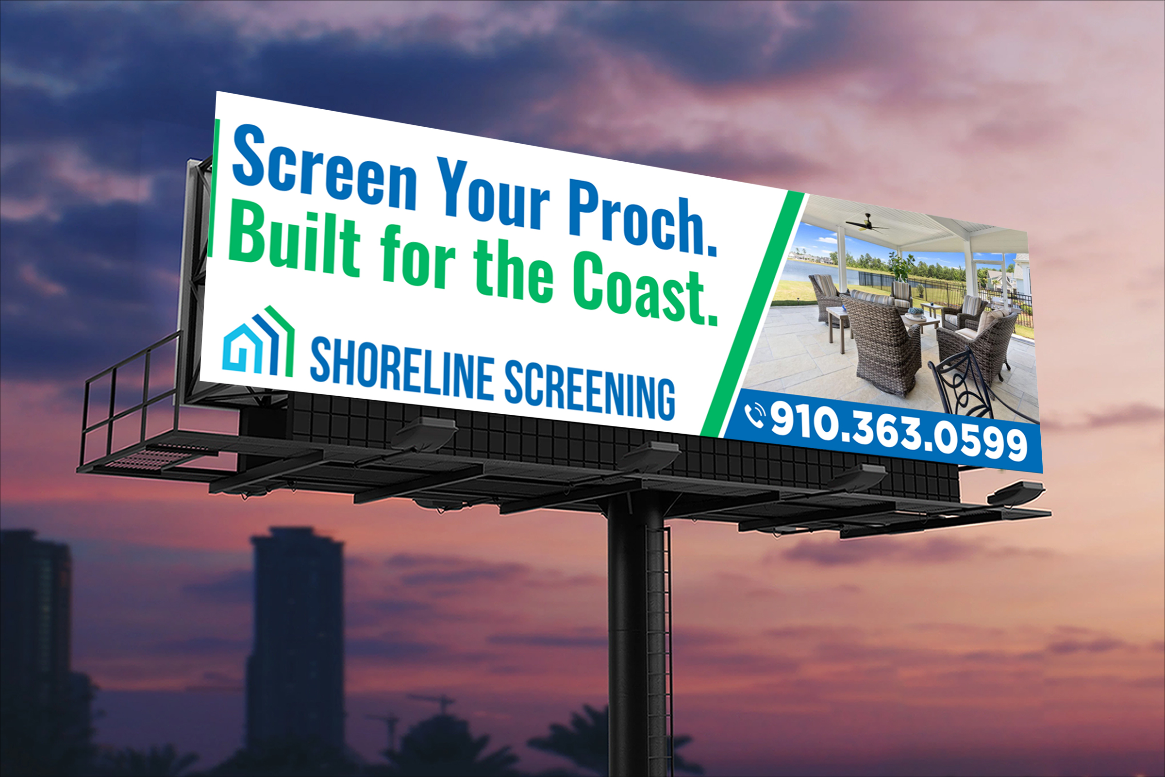 Billboard Design by VCreativeidea for Shoreline Screening Solutions, LLC | Design #37177460