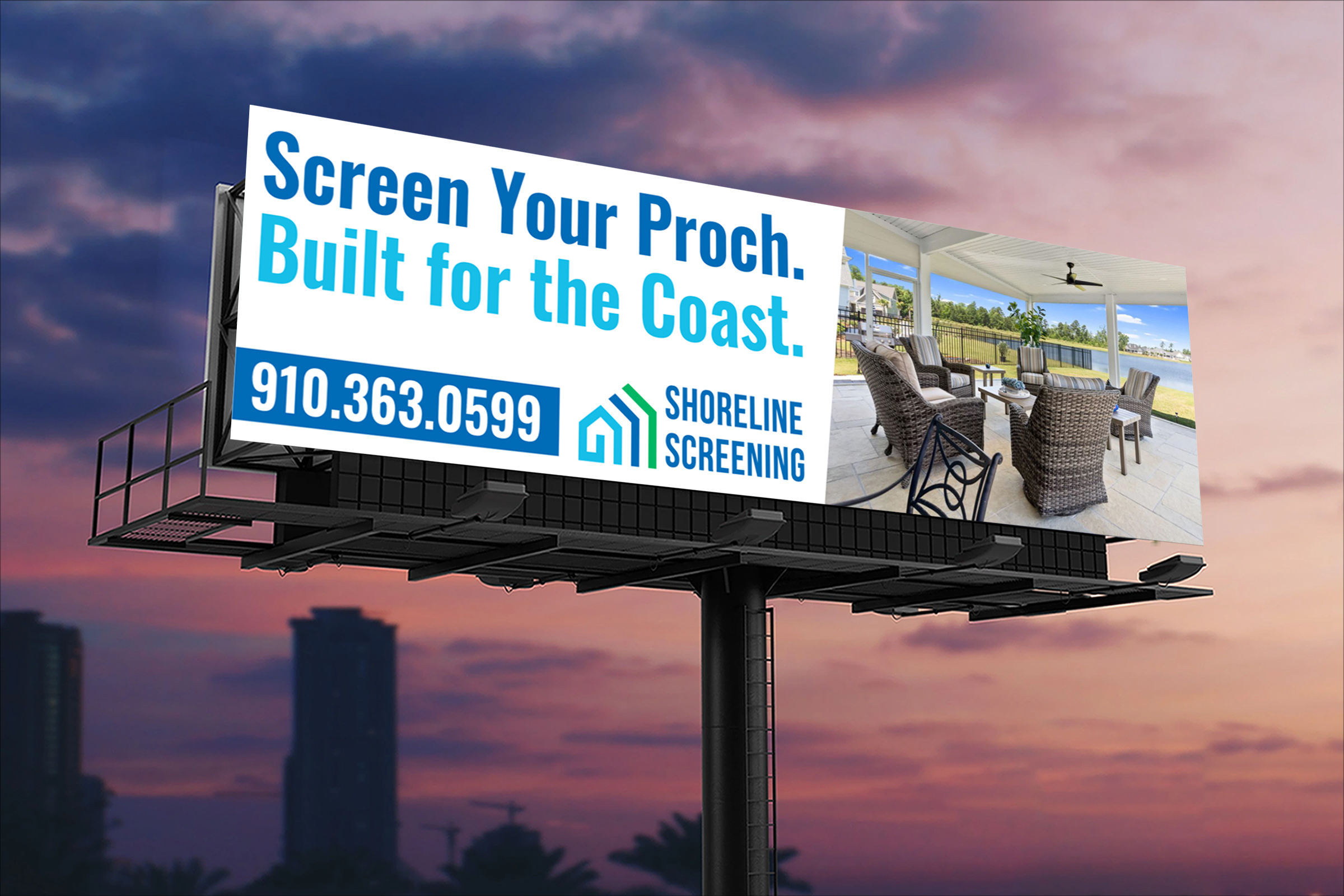 Billboard Design by VCreativeidea for Shoreline Screening Solutions, LLC | Design #37177497