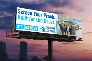 Billboard Design by VCreativeidea for Shoreline Screening Solutions, LLC | Design: #37177507