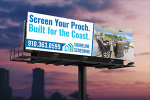 Billboard Design by VCreativeidea for Shoreline Screening Solutions, LLC | Design: #37177523