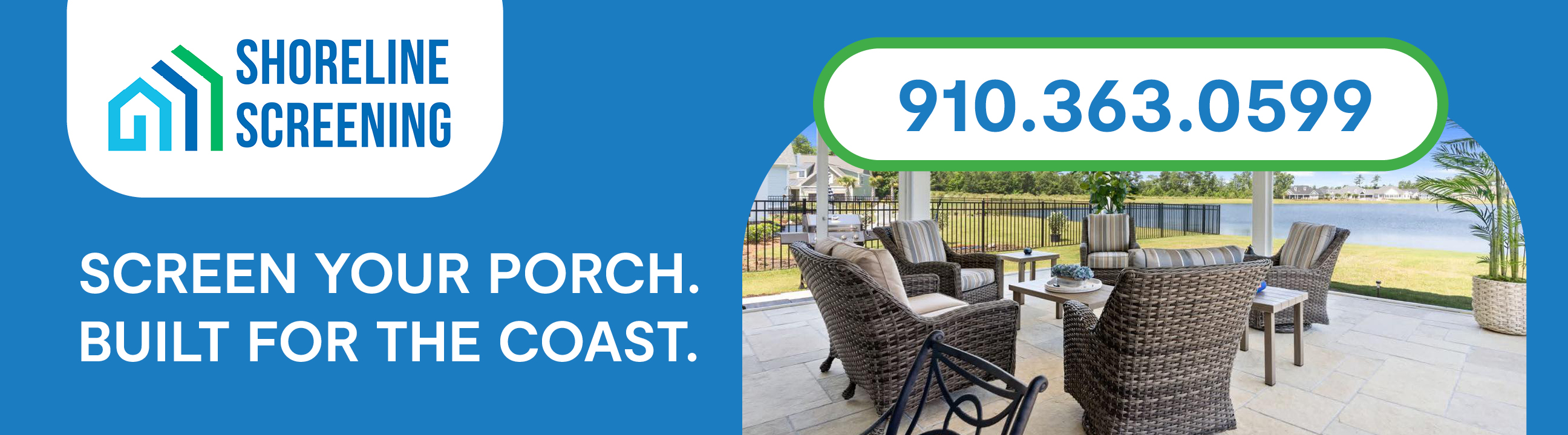 Billboard Design by 610Designs for Shoreline Screening Solutions, LLC | Design #37174915