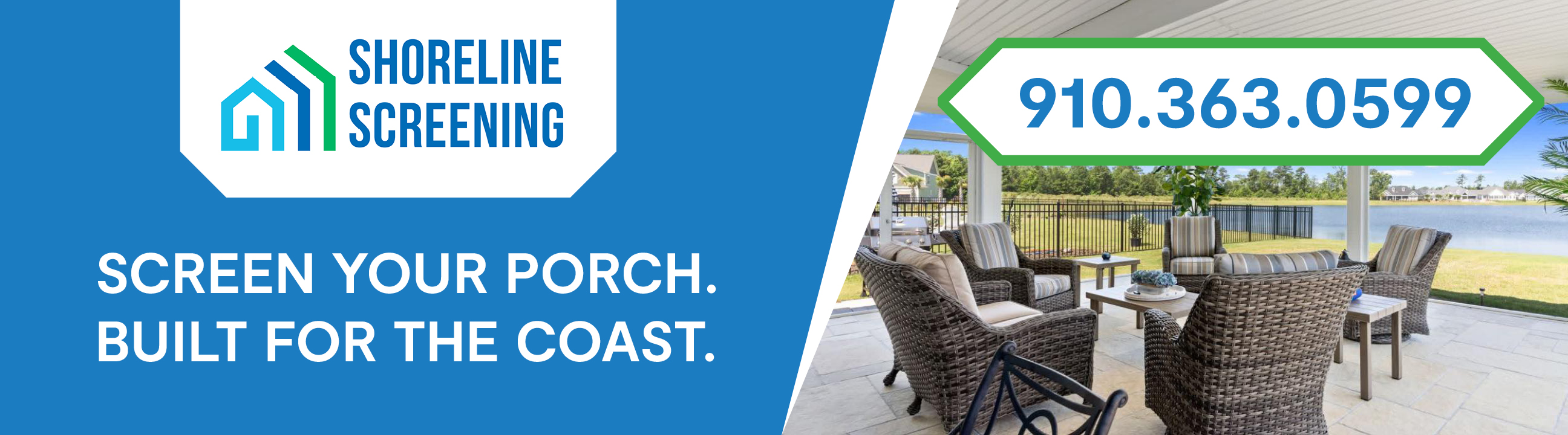 Billboard Design by 610Designs for Shoreline Screening Solutions, LLC | Design #37174916