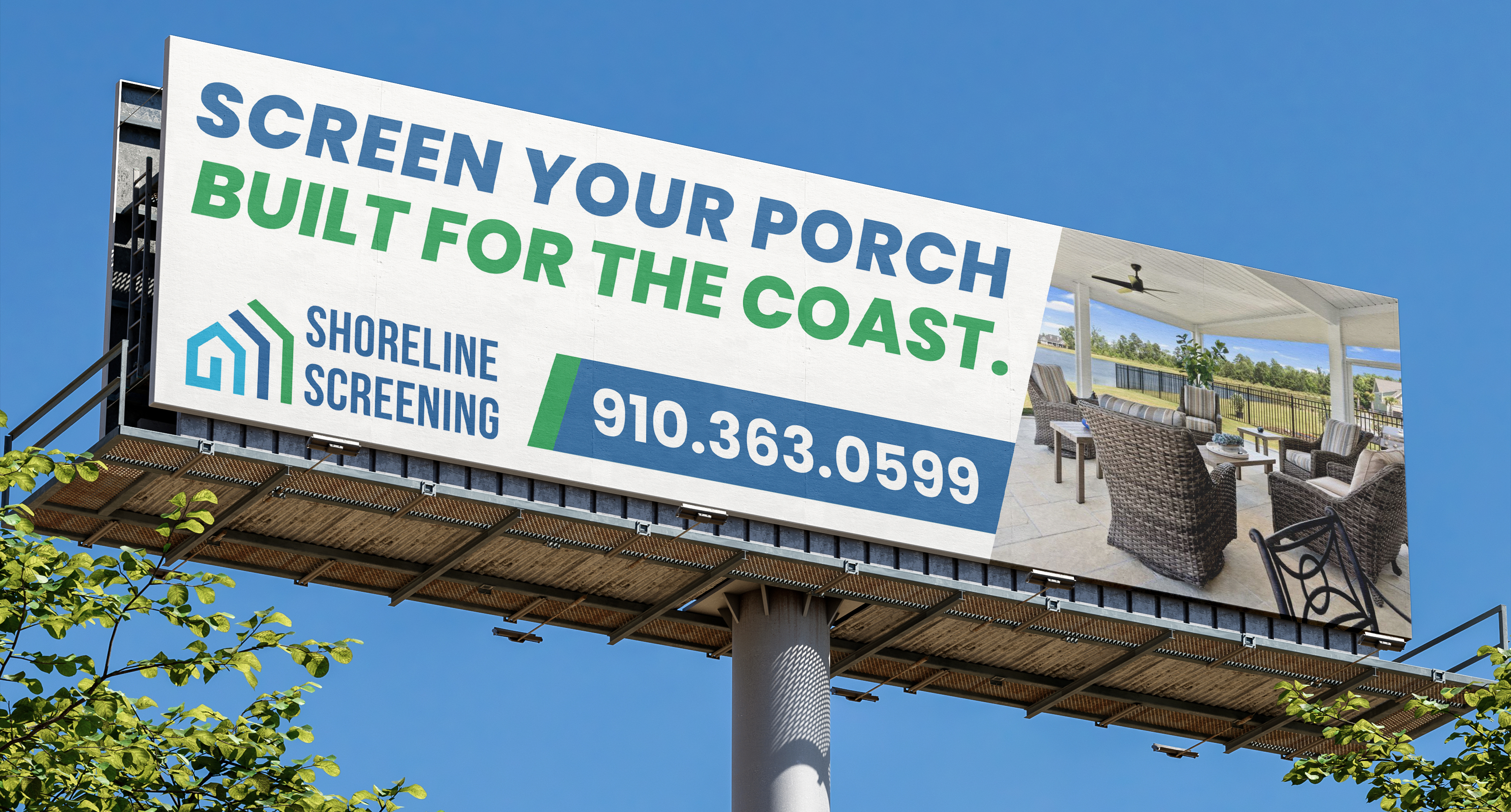 Billboard Design by saurov for Shoreline Screening Solutions, LLC | Design #37176110