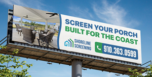 Billboard Design by saurov for Shoreline Screening Solutions, LLC | Design: #37176723
