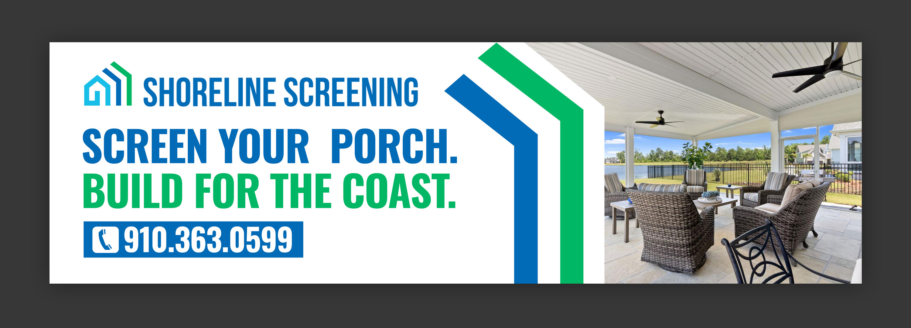 Billboard Design by Stan$oul for Shoreline Screening Solutions, LLC | Design #37175585