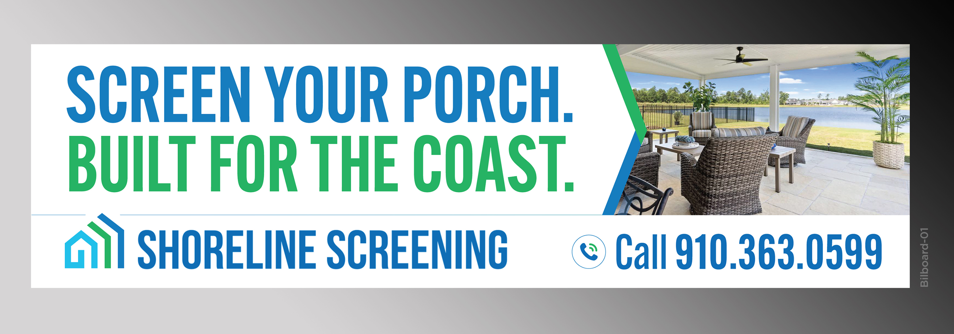 Billboard Design by D Creative for Shoreline Screening Solutions, LLC | Design #37176820