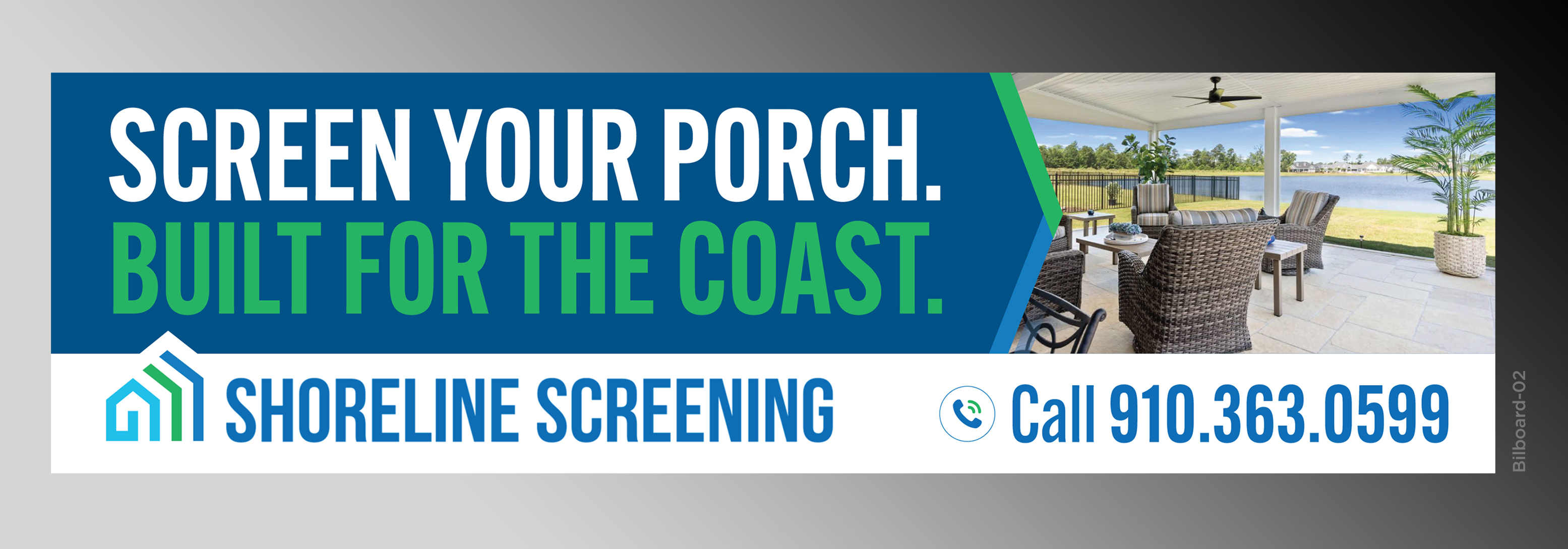Billboard Design by D Creative for Shoreline Screening Solutions, LLC | Design #37176825