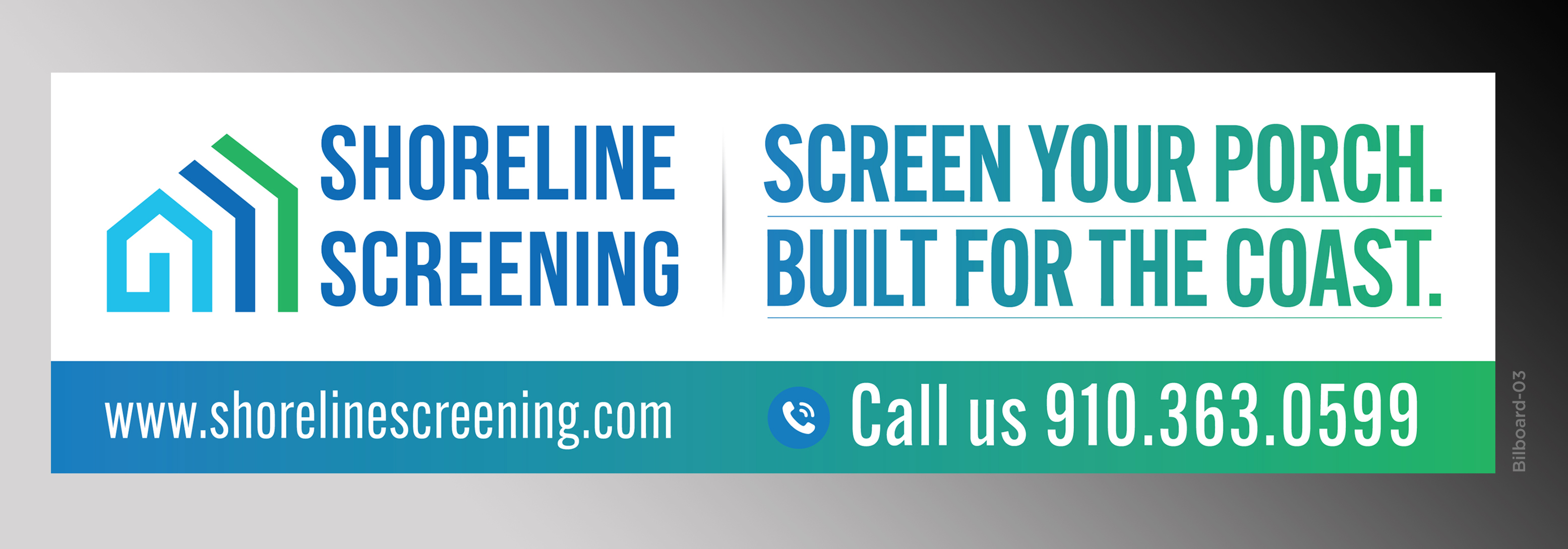 Billboard Design by D Creative for Shoreline Screening Solutions, LLC | Design #37176968