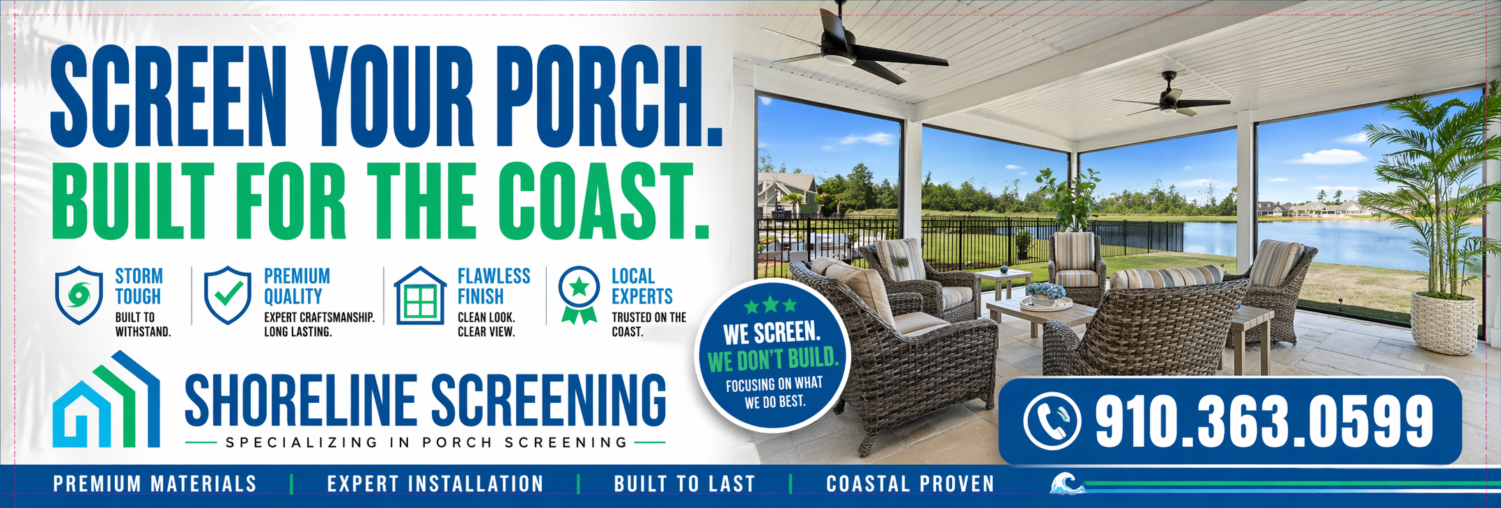 Billboard Design by PavanPrajapati for Shoreline Screening Solutions, LLC | Design #37175815