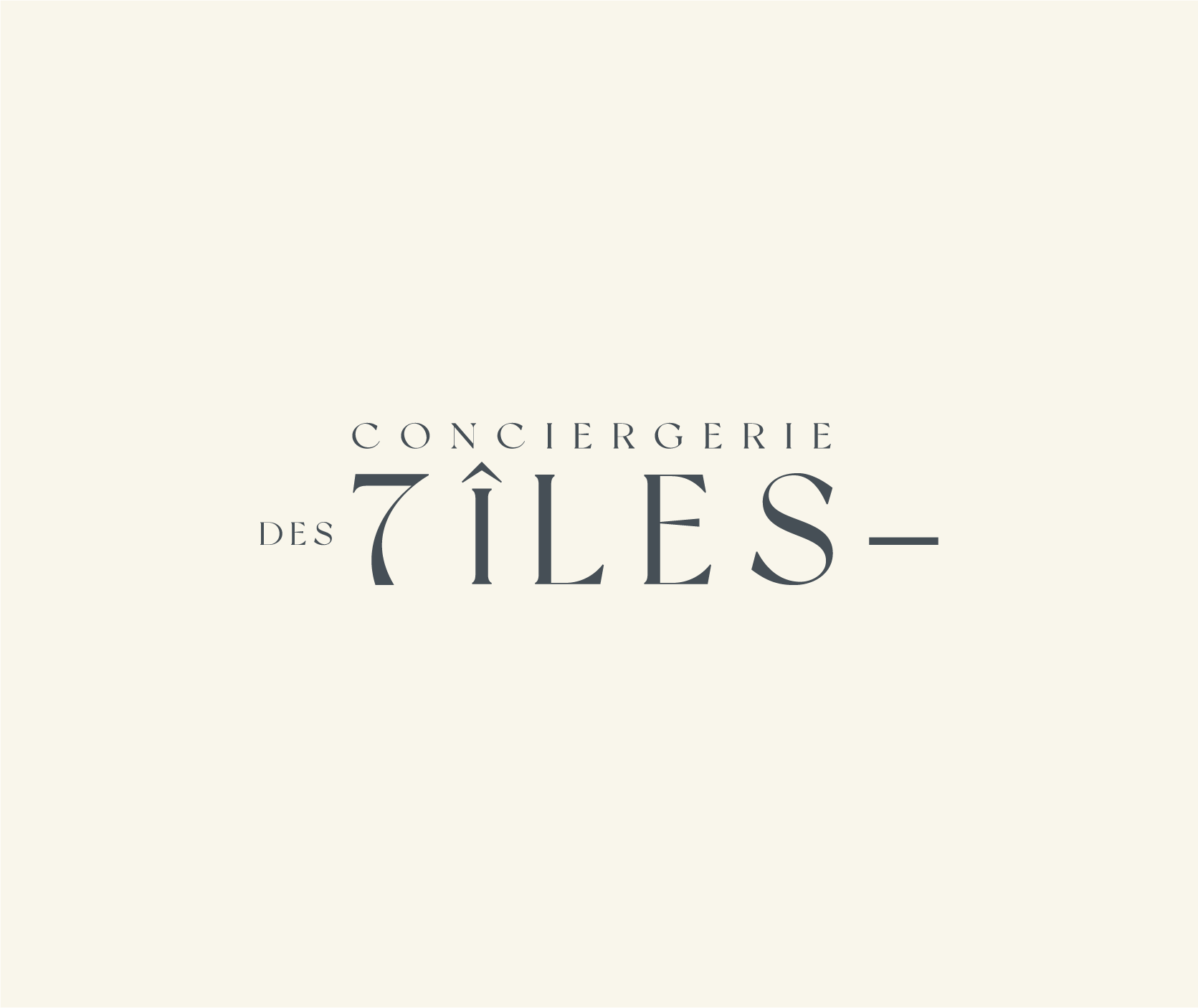 Diseño de Logo por Axeen para Conciergerie des 7 Îles | Diseño #37177365