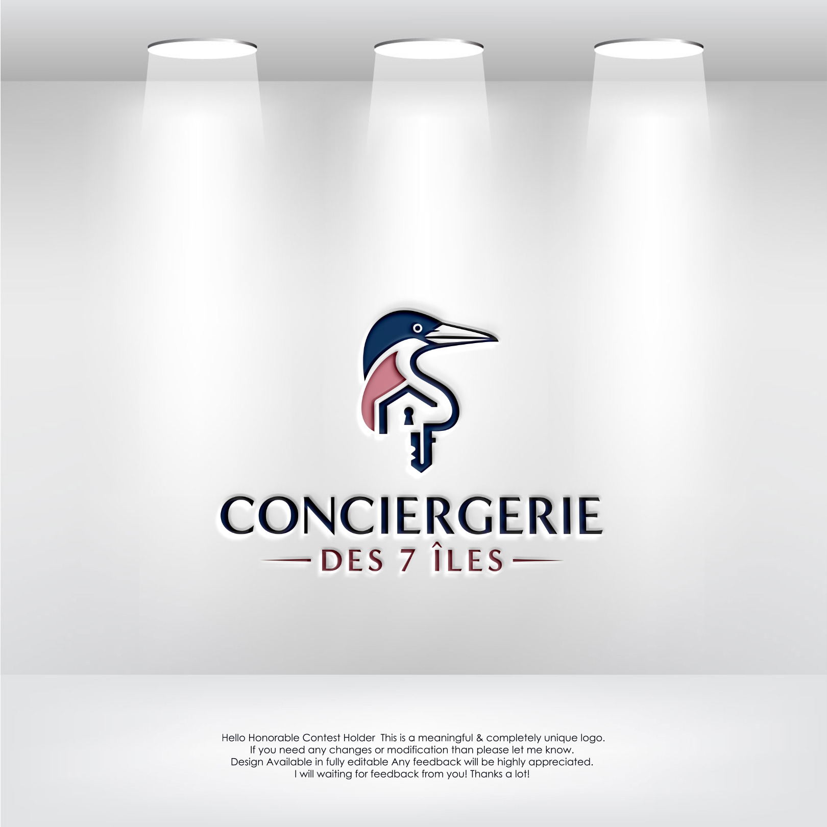 Diseño de Logo por LogoEon para Conciergerie des 7 Îles | Diseño #37176108