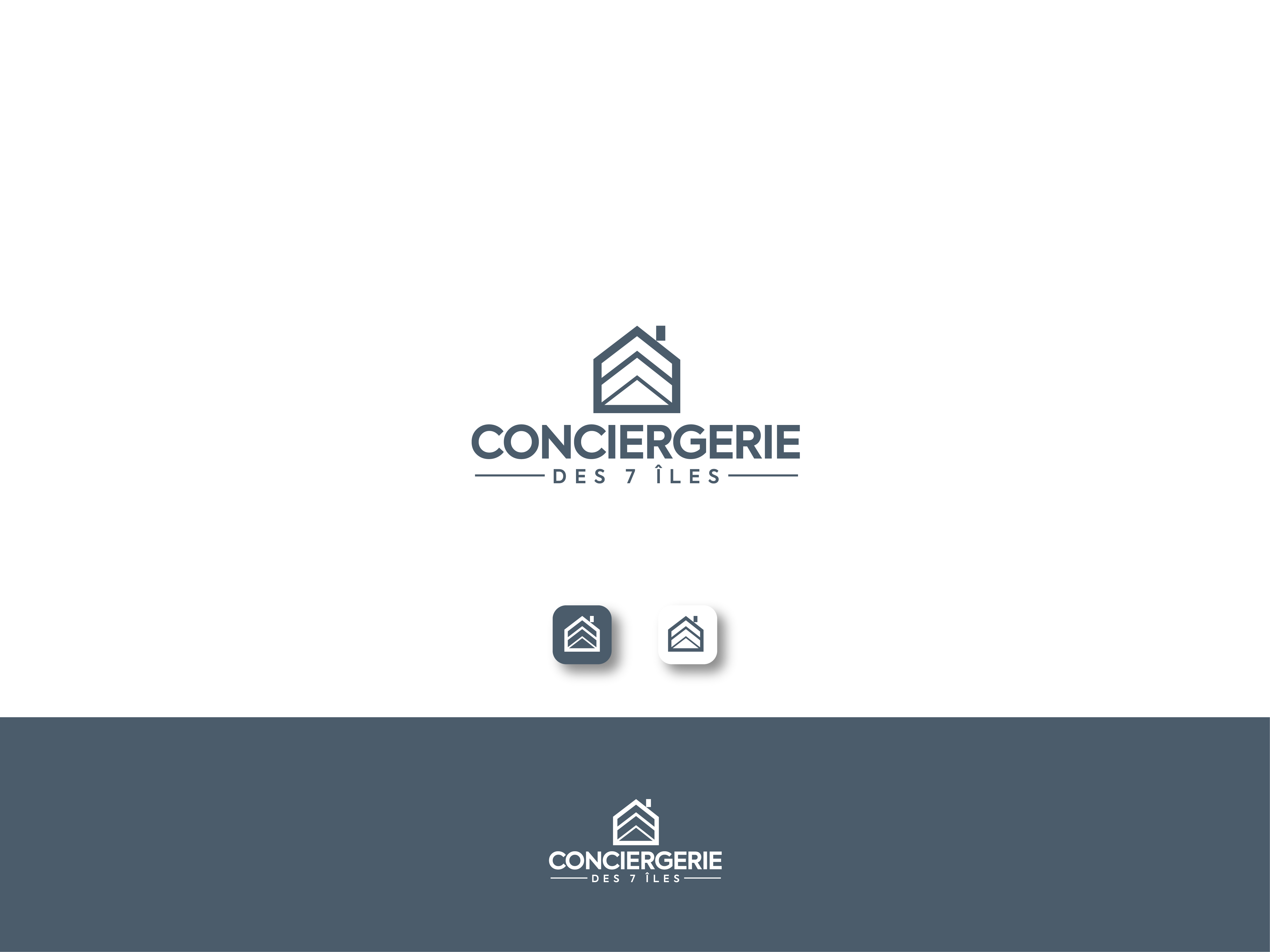 Diseño de Logo por AbrinaDesign para Conciergerie des 7 Îles | Diseño #37174640
