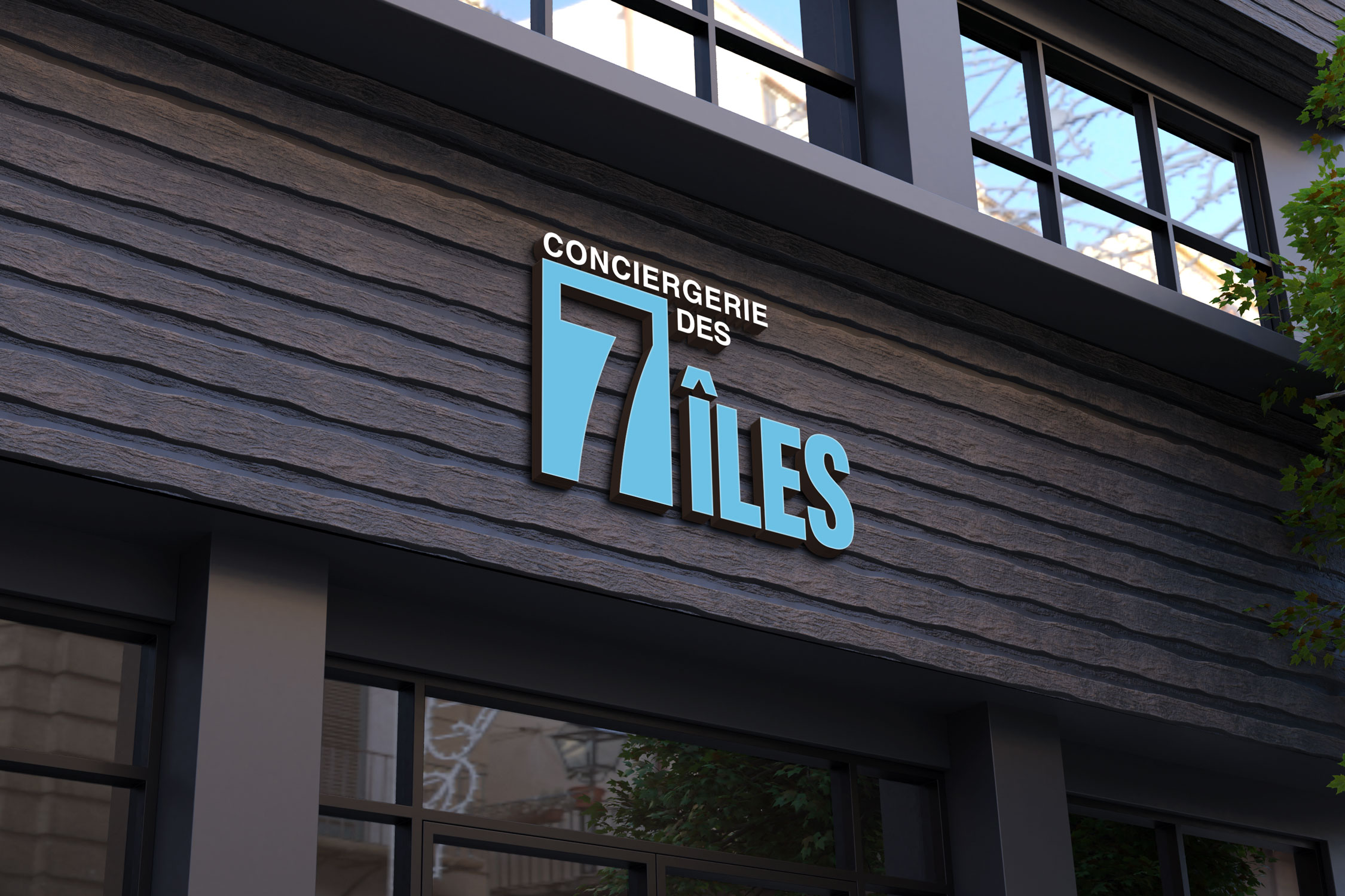 Diseño de Logo por Kavth para Conciergerie des 7 Îles | Diseño #37201477