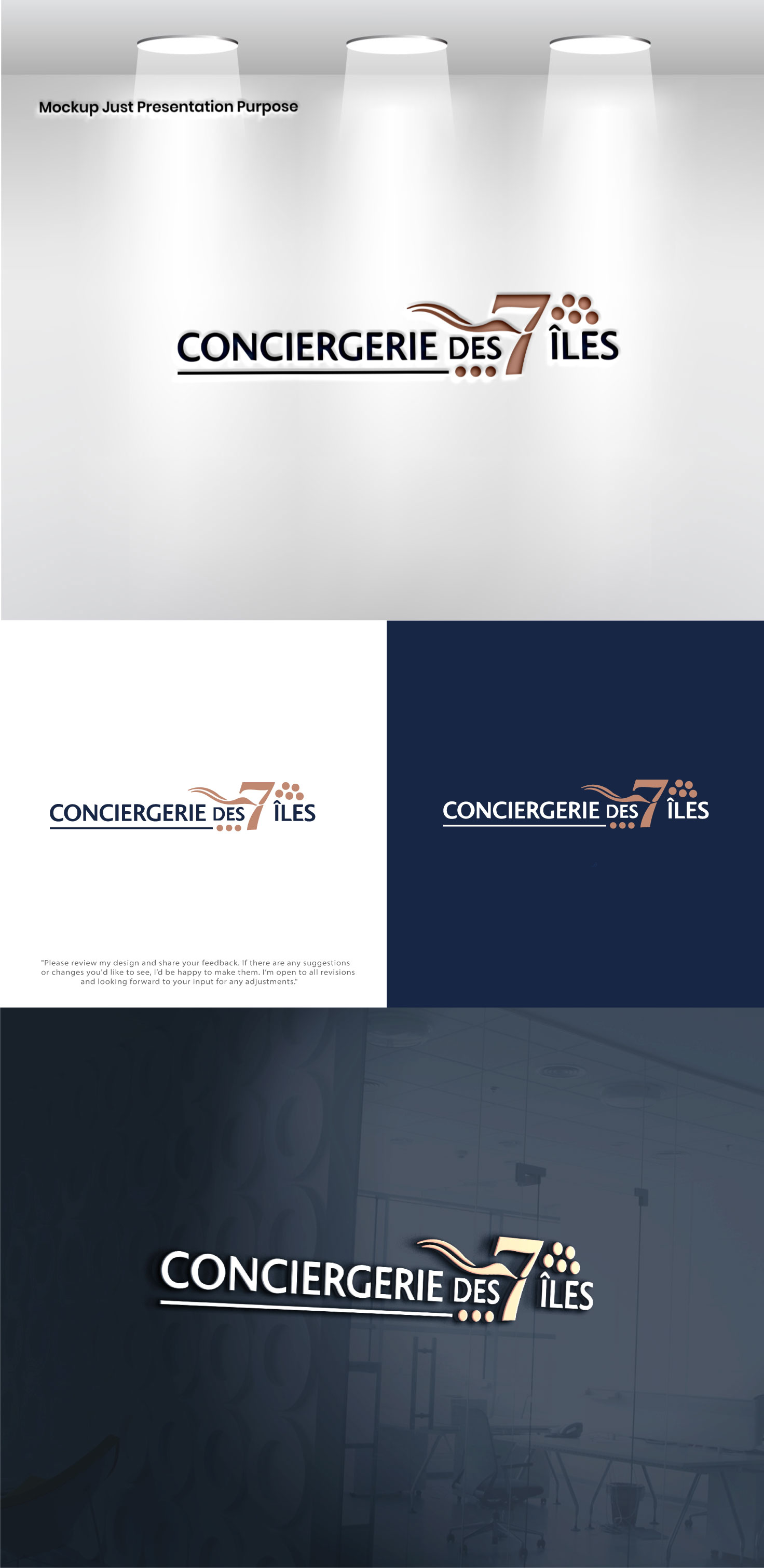 Diseño de Logo por Pixel Foundry para Conciergerie des 7 Îles | Diseño #37178725