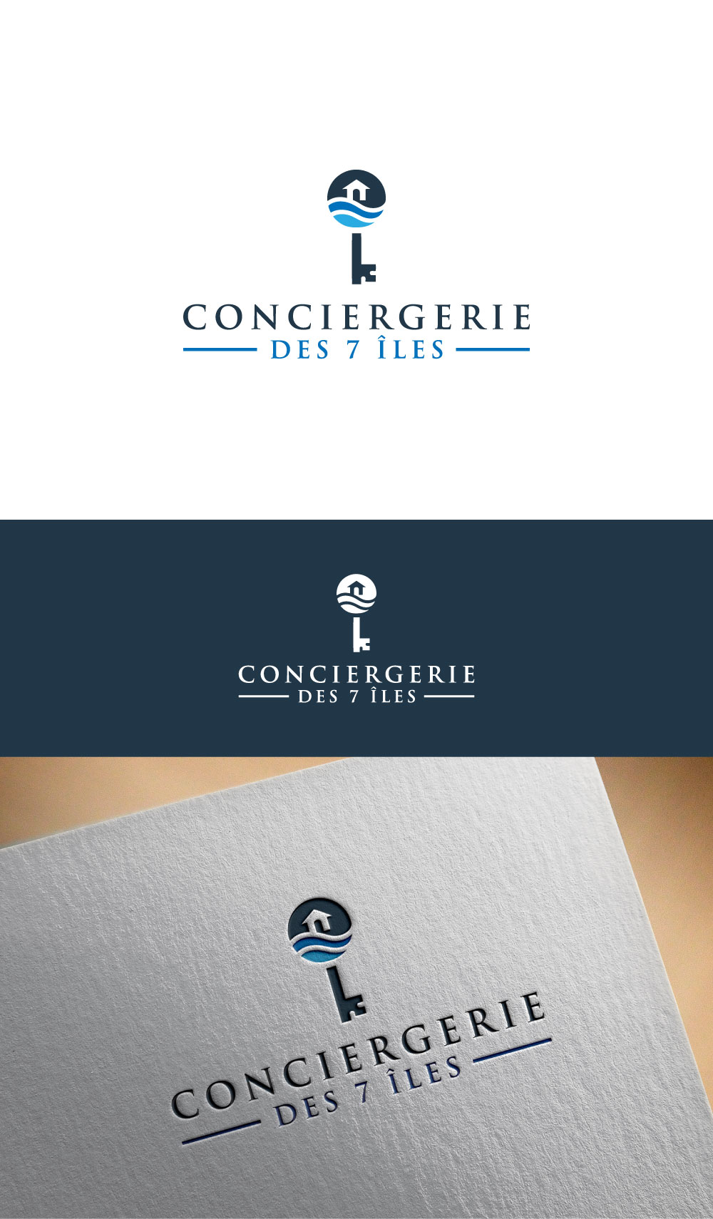Diseño de Logo por DesignVerse777 para Conciergerie des 7 Îles | Diseño #37180523