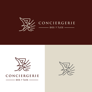 Diseño de Logo por Talha Ahmad para Conciergerie des 7 Îles | Diseño: #37176591