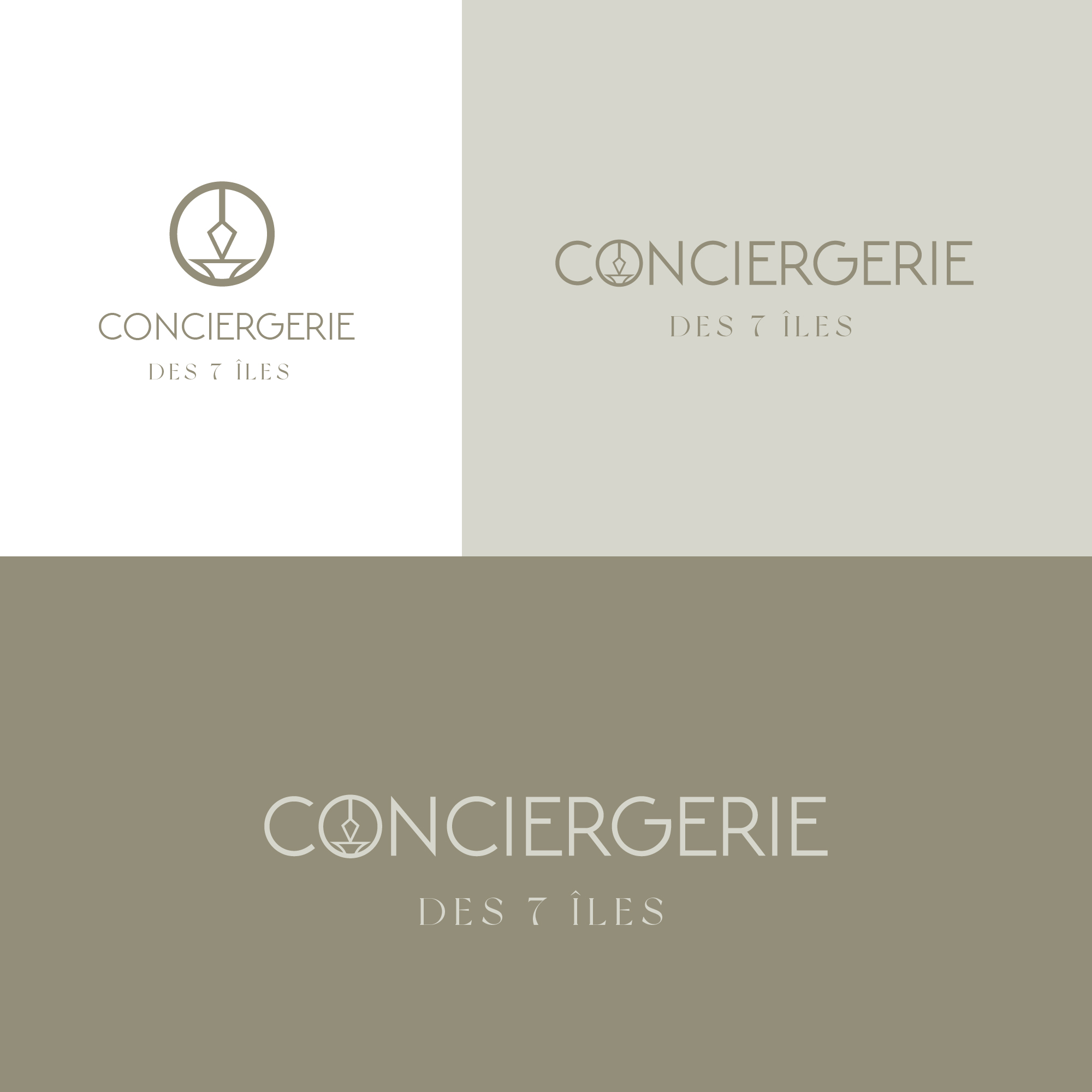 Diseño de Logo por Talha Ahmad para Conciergerie des 7 Îles | Diseño #37176593