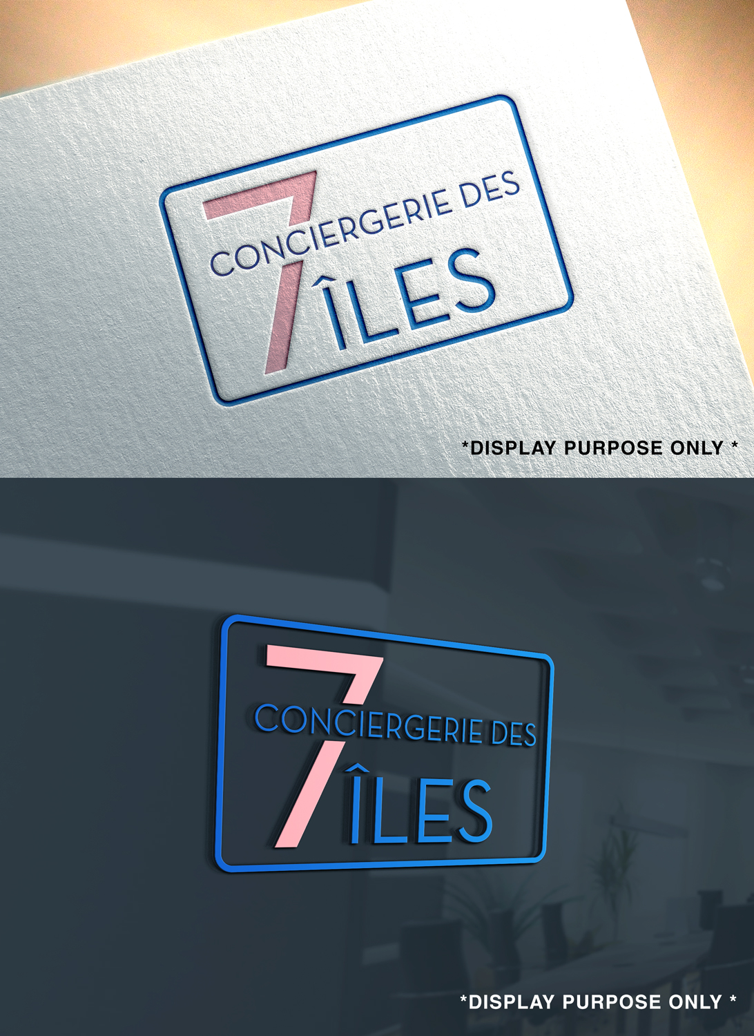 Diseño de Logo por RaKu 2 para Conciergerie des 7 Îles | Diseño #37200903