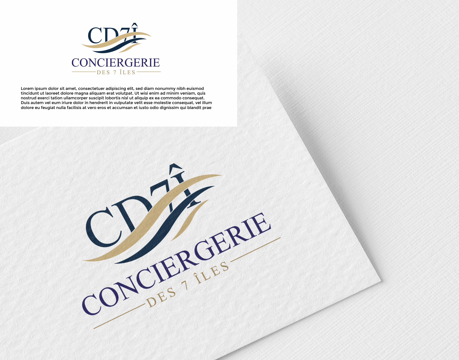 Diseño de Logo por Innovative Graphix para Conciergerie des 7 Îles | Diseño #37179305