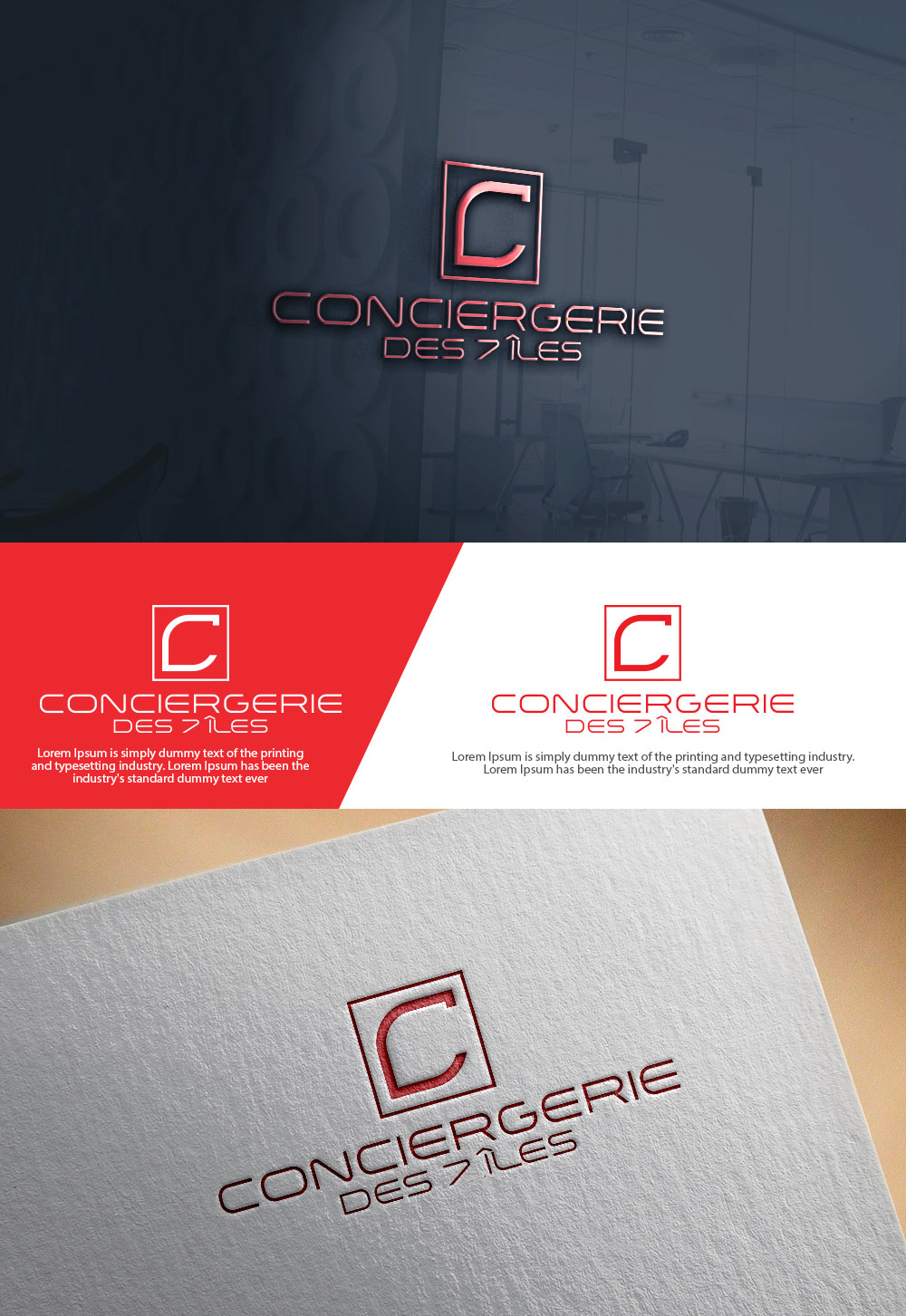 Diseño de Logo por sulemani  creation para Conciergerie des 7 Îles | Diseño #37175741