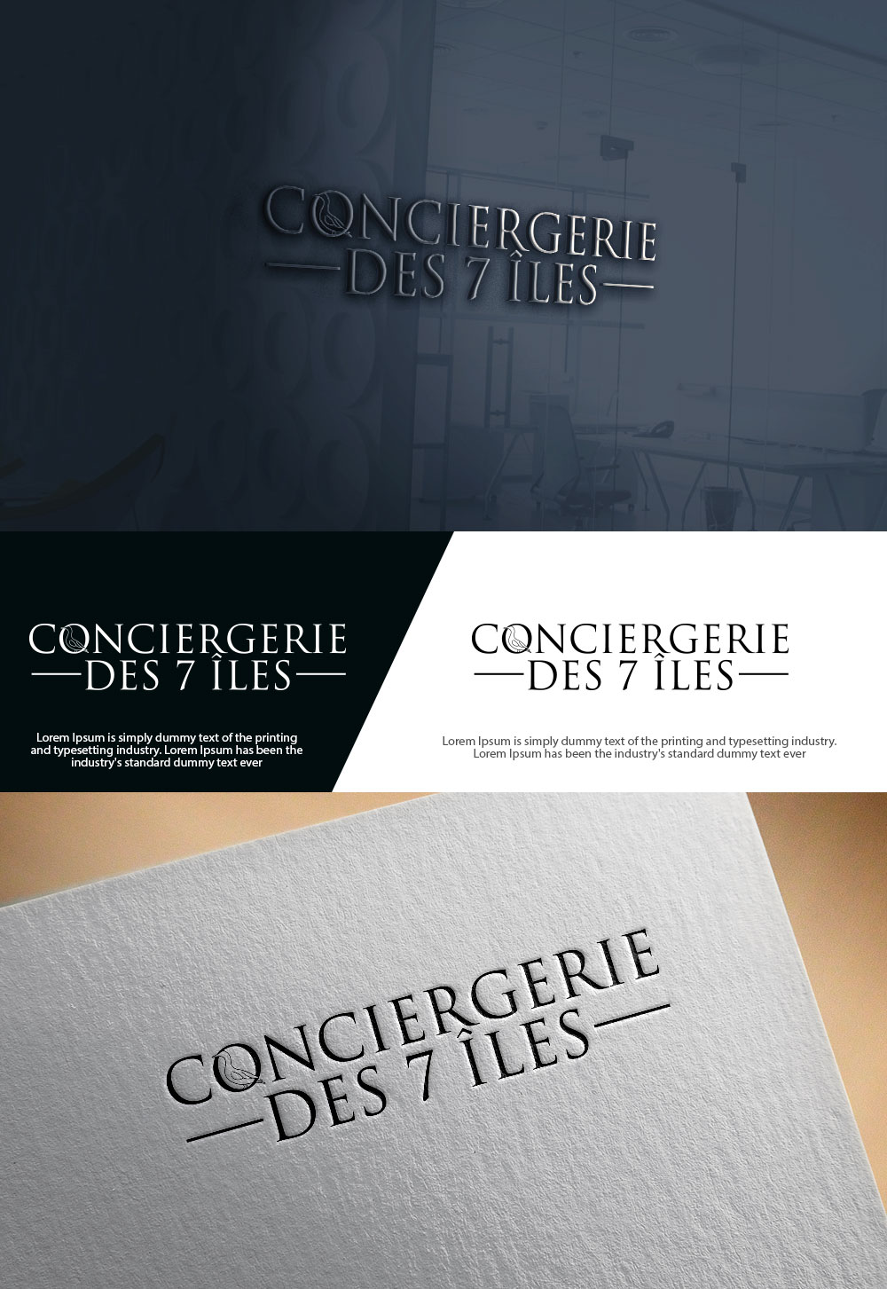 Diseño de Logo por sulemani  creation para Conciergerie des 7 Îles | Diseño #37178196