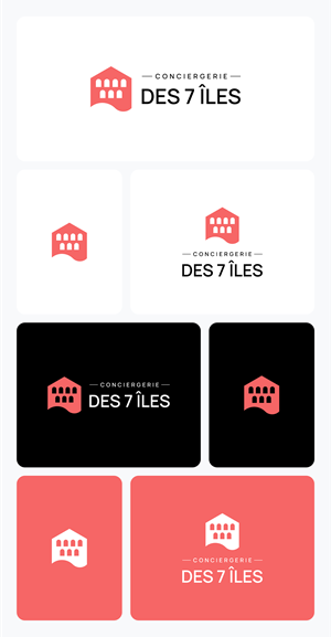 Diseño de Logo por Mevn_D para Conciergerie des 7 Îles | Diseño: #37175118