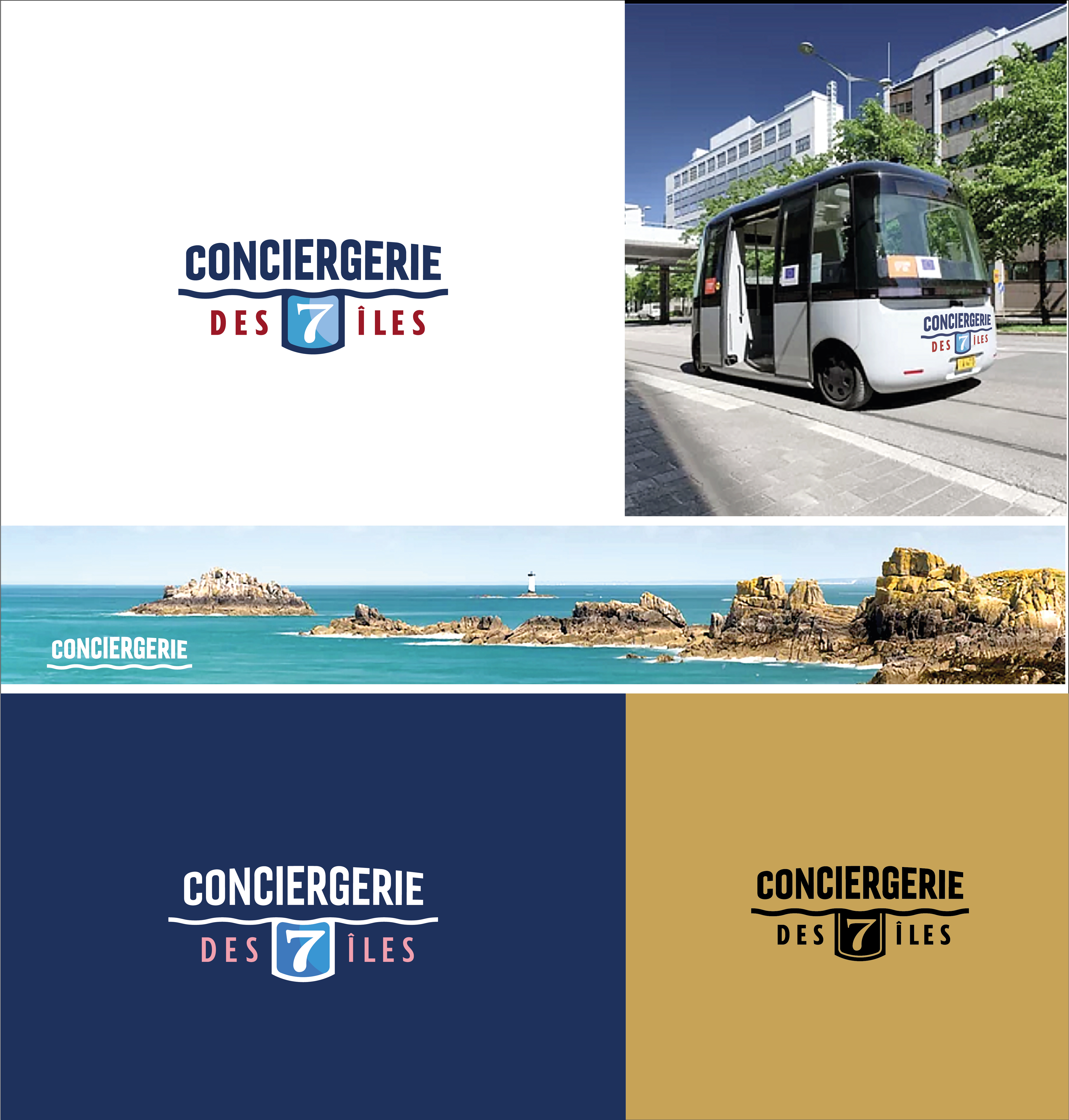 Diseño de Logo por AndyMang para Conciergerie des 7 Îles | Diseño #37181564