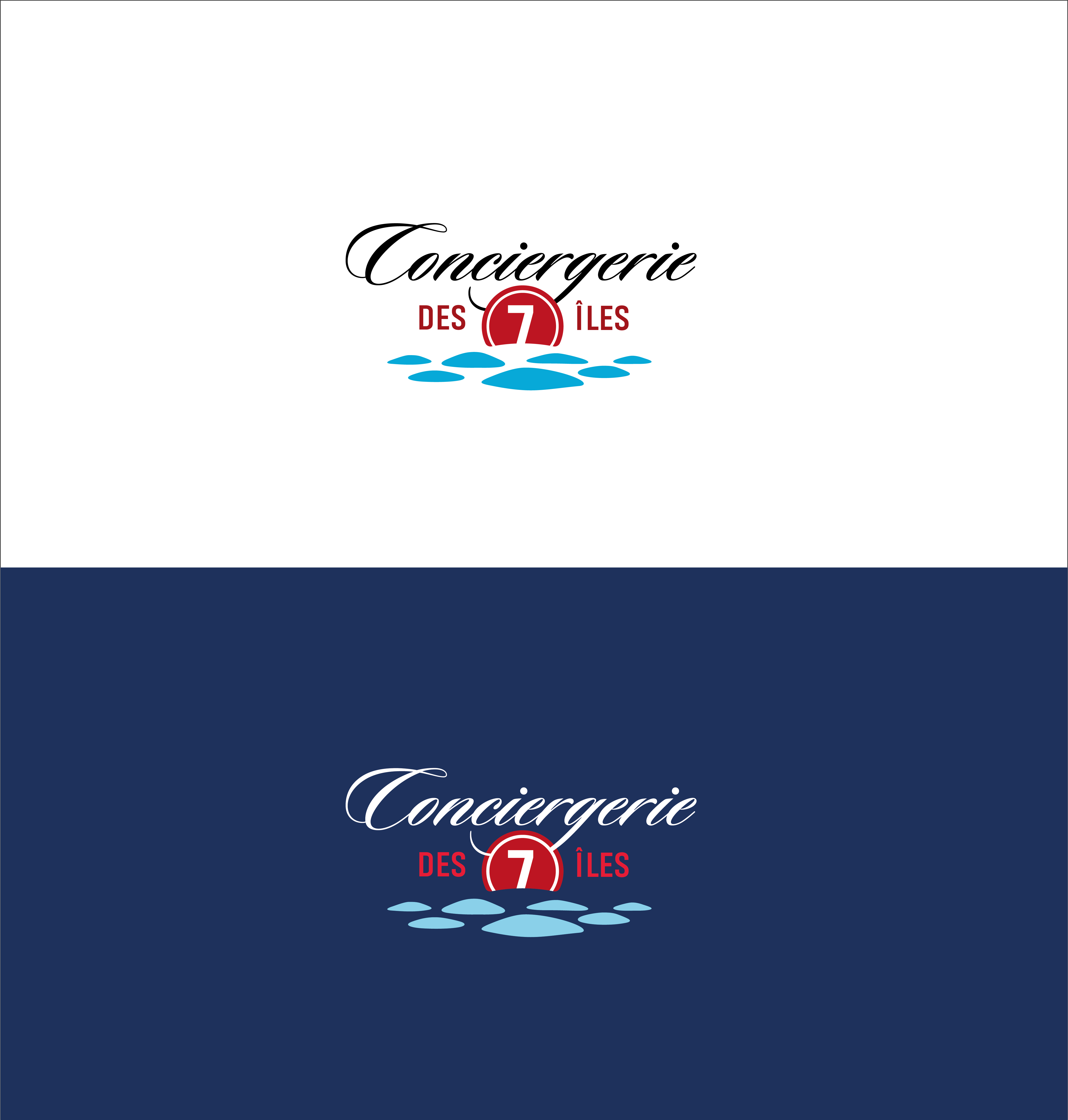 Diseño de Logo por AndyMang para Conciergerie des 7 Îles | Diseño #37191434