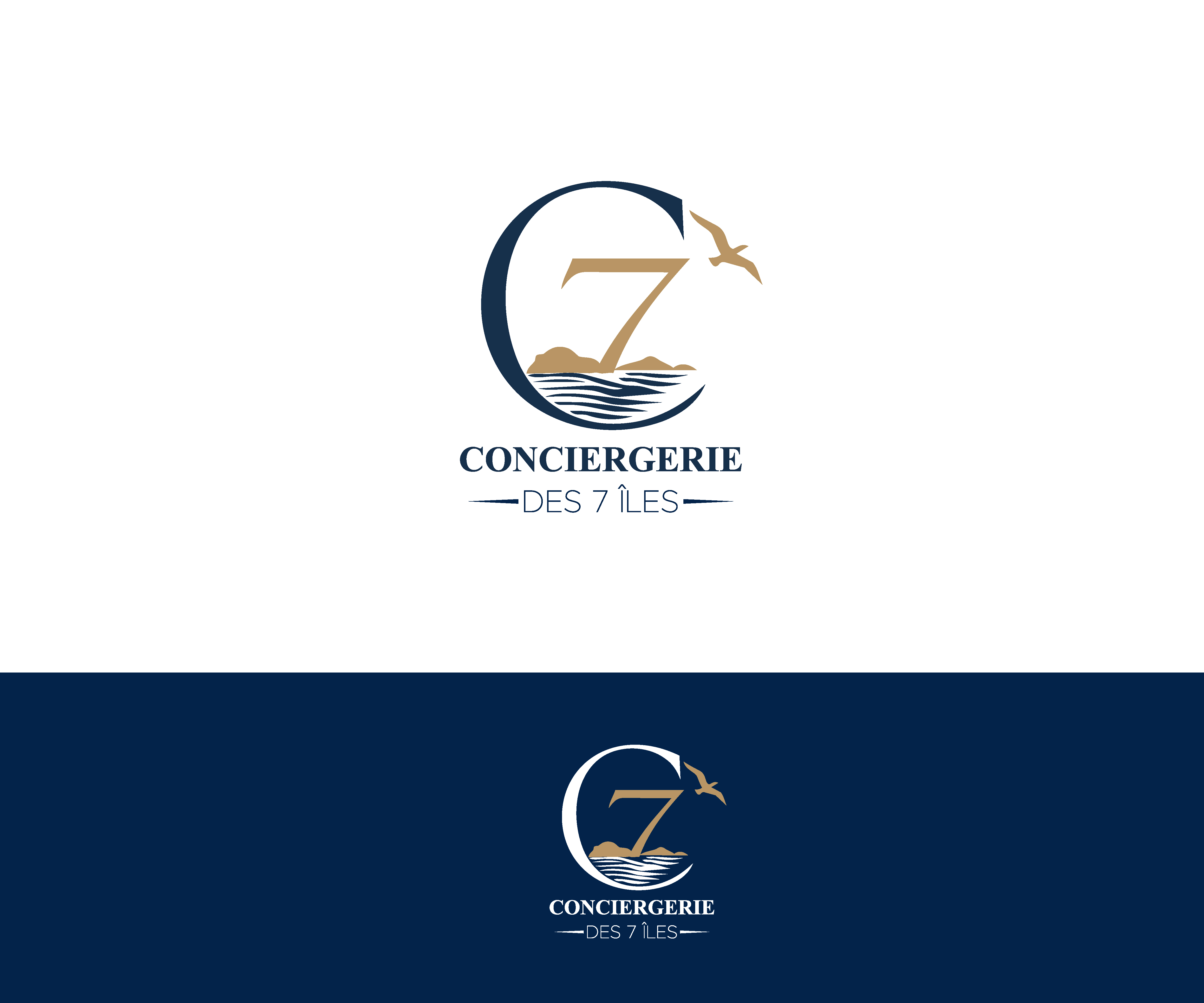 Diseño de Logo por Filip M para Conciergerie des 7 Îles | Diseño #37205806