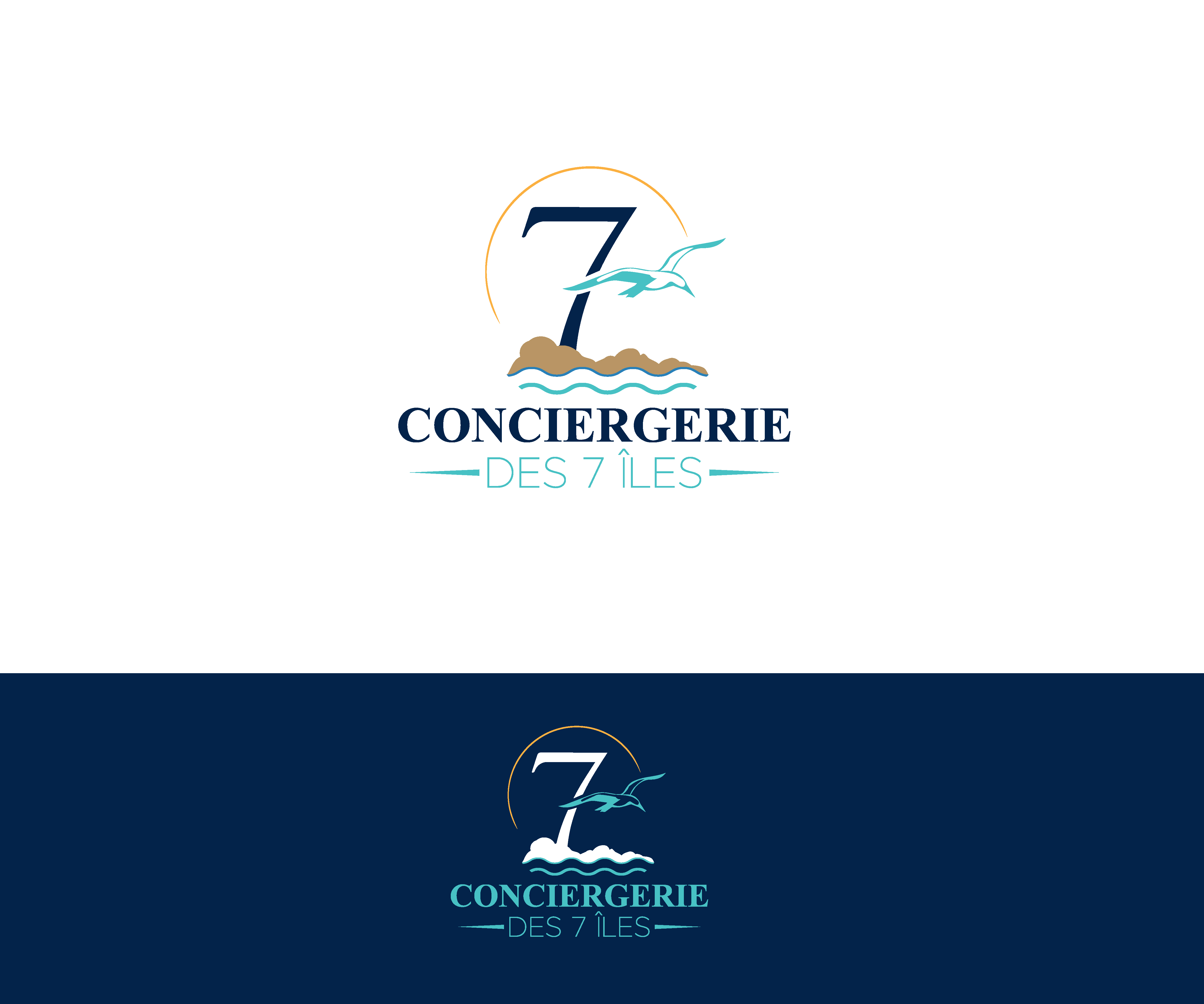 Diseño de Logo por Filip M para Conciergerie des 7 Îles | Diseño #37206207