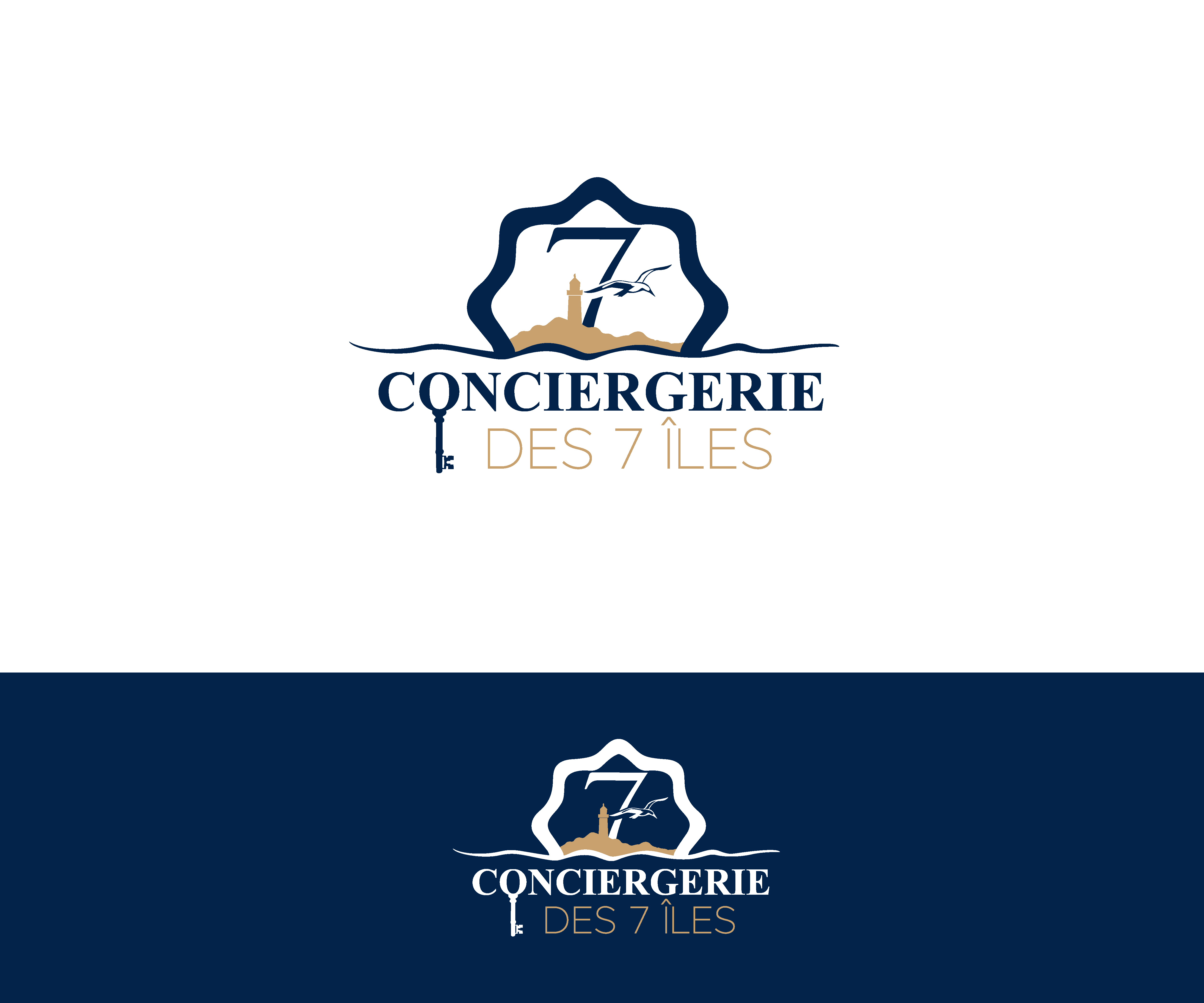Diseño de Logo por Filip M para Conciergerie des 7 Îles | Diseño #37206210