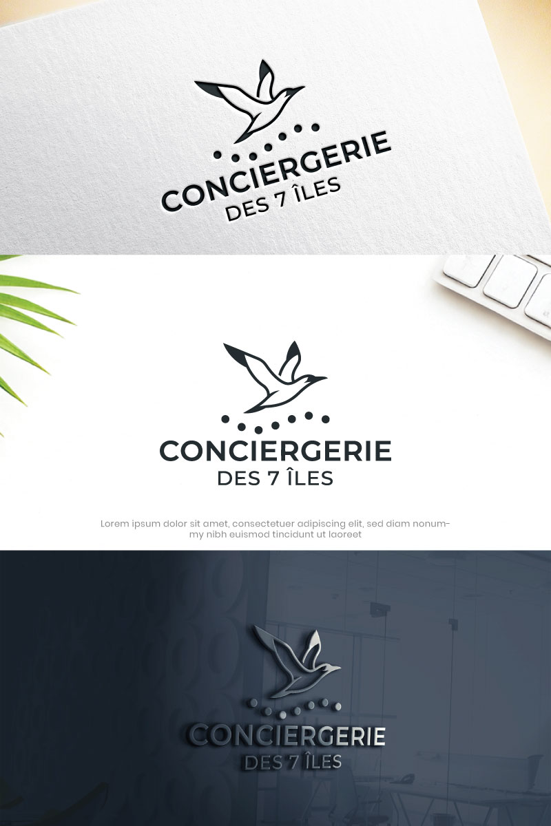 Diseño de Logo por Hamza  Al-Muttalib para Conciergerie des 7 Îles | Diseño #37188527
