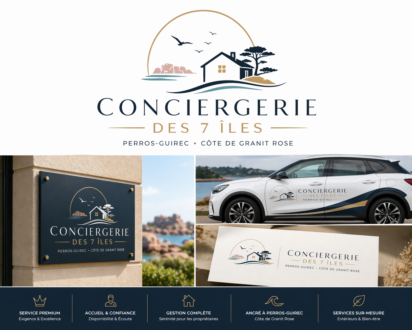 Diseño de Logo por NovaCriação para Conciergerie des 7 Îles | Diseño #37189362
